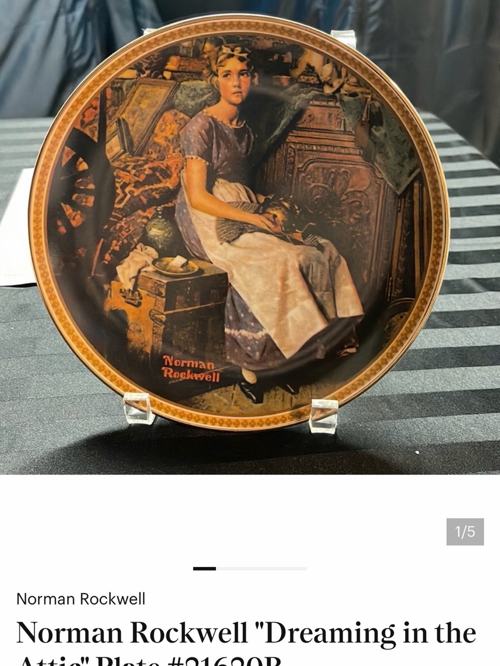 Five Norman Rockwell items.